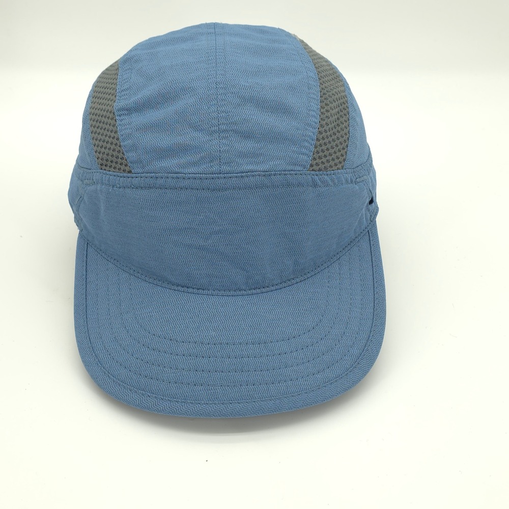 Sunday Afternoons Hat Cap Mens Strap Back Blue Running Trail Reflective Mesh